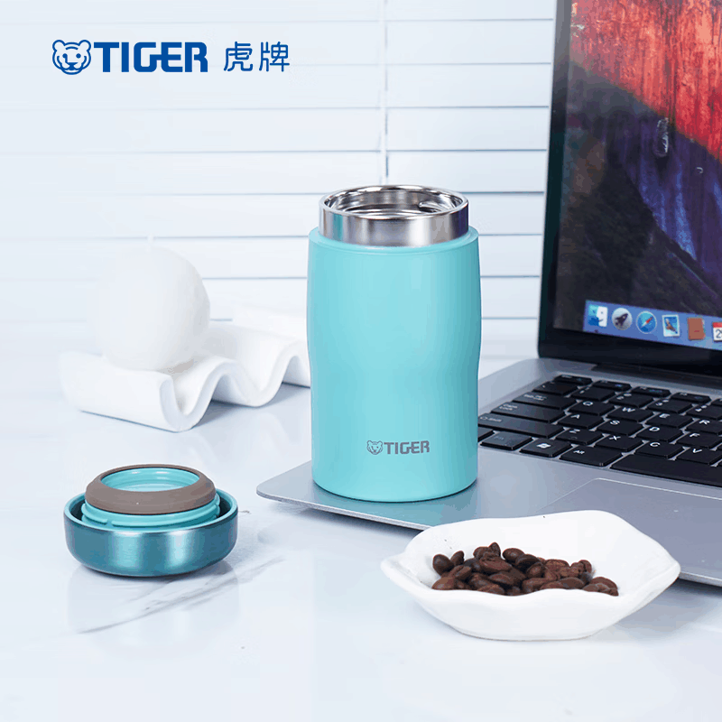 虎牌(TIGER)保冷保温杯轻量便携简约不锈钢拧盖水杯MJF-A024 240ml图片