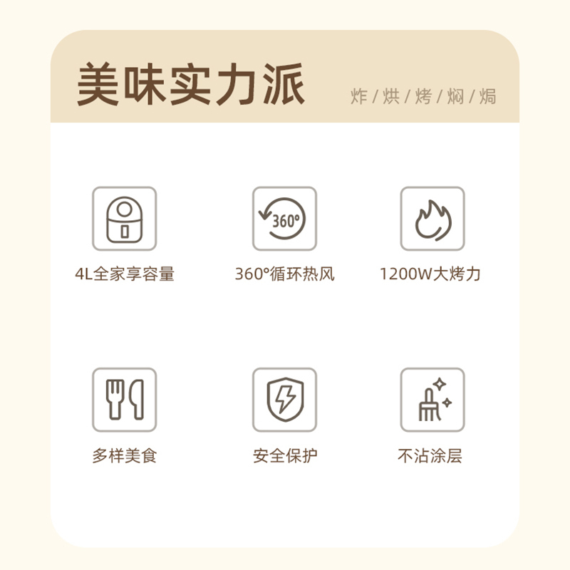 蓝宝 (BLAUPUNKT)空气炸锅BP-KQZ507高清大图