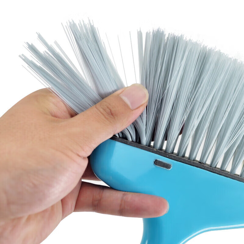 兰诗 LAUTEE 塑料扫把套装 WYQ0508 扫把 27cm*76cm 簸箕 25.5cm*76cm高清大图