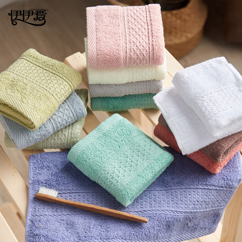 伊伊爱 YBH25252 极简风尚浴巾 浅紫色高清大图