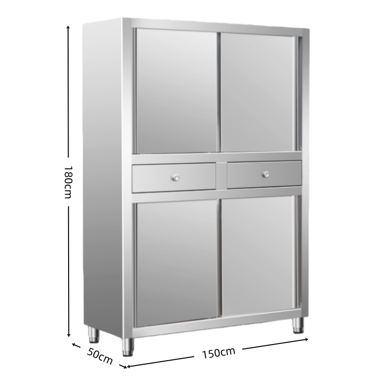 智叶舟碗柜150*50*180cm台高清大图