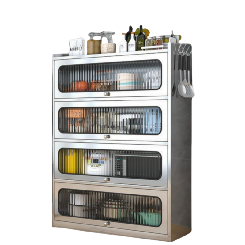 荺炬碗柜四层700mm台高清大图