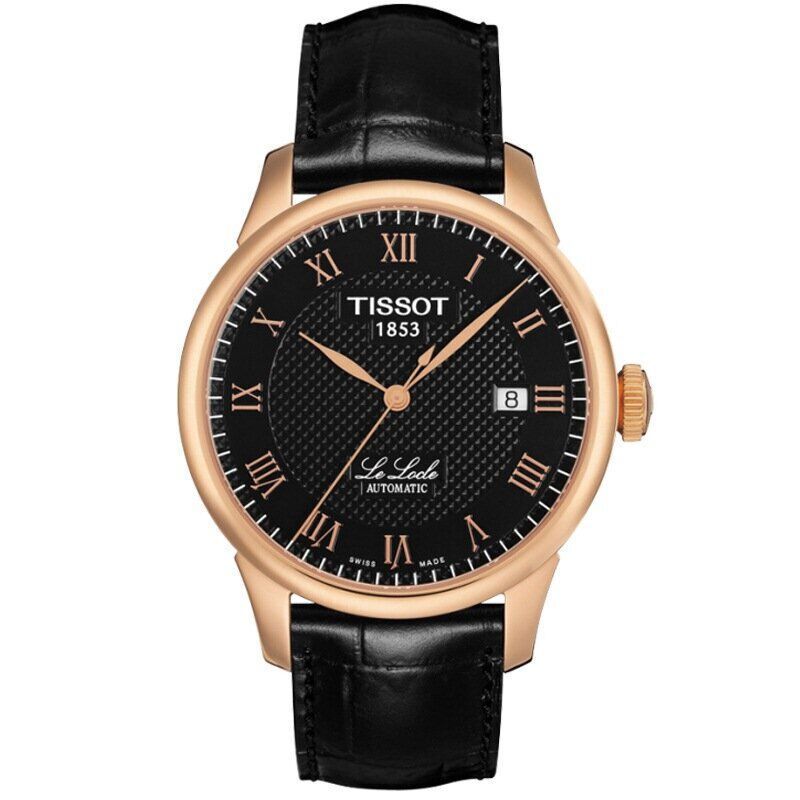 天梭(TISSOT)瑞士品牌 力洛克系列 商务休闲情侣款全自动机械表