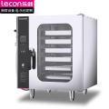 乐创lecon万能蒸烤箱商用烤箱多功能大容量蒸烤一体烤鸡烤鸭炉电蒸箱 六层按键款JZKX-6