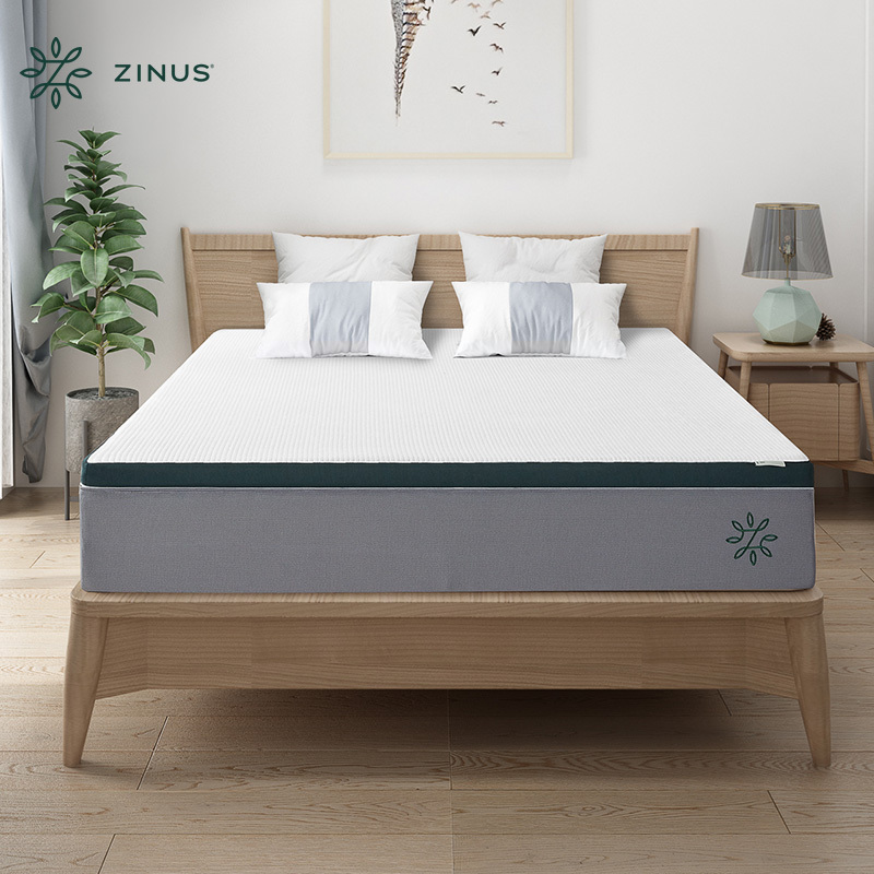 ZINUS际诺思床垫经济型 家庭用天然乳胶冰丝乳胶薄垫阿拉斯加M15CM床垫