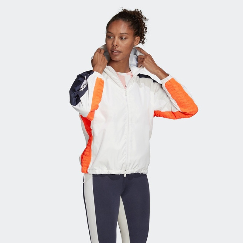 阿迪达斯adidas2020春 W.N.D.女子运动型格夹克FI6732