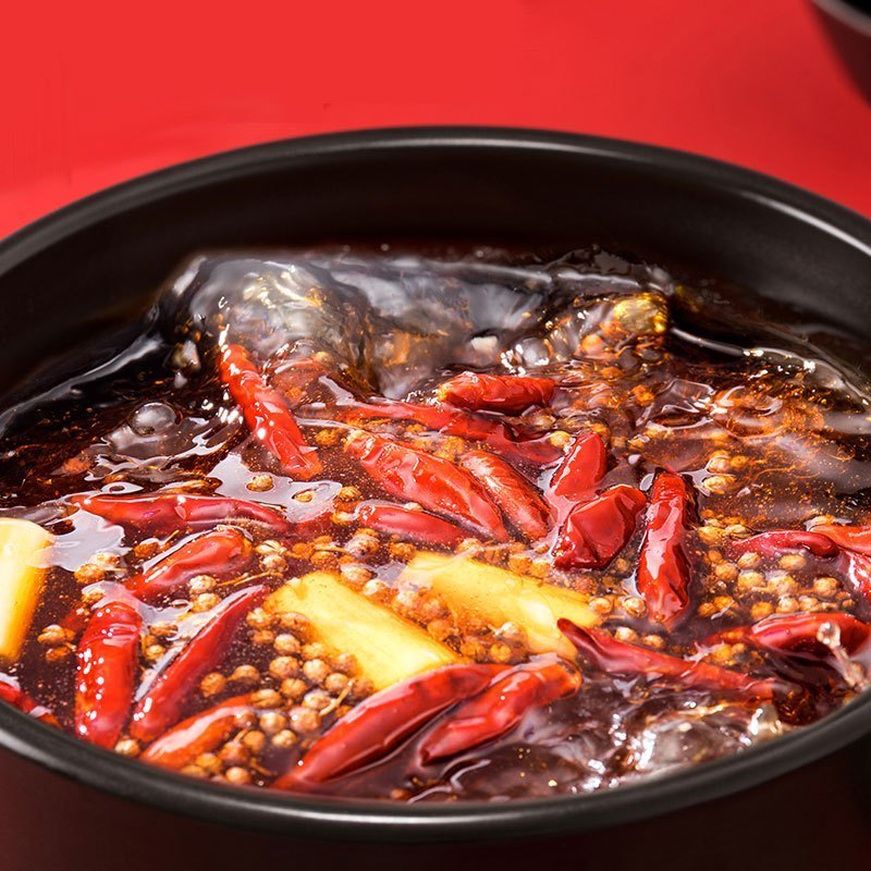 海底捞清油麻辣火锅底料220g 袋装 麻辣味 火锅底料火锅配料 调味品调味料 冬日涮锅必备