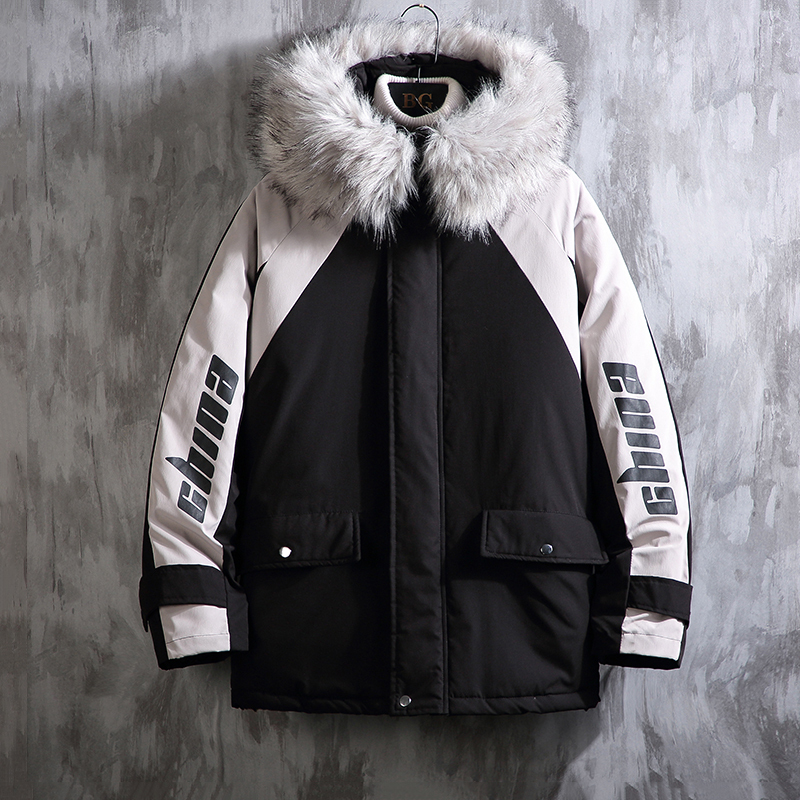 YUANSU派克棉衣男士2020年新款秋冬季潮牌加厚棉袄羽绒棉服大码工装外套棉衣