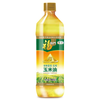 福临门 食用油 非转基因 压榨一级 黄金产地玉米胚芽油900ML 中粮出品