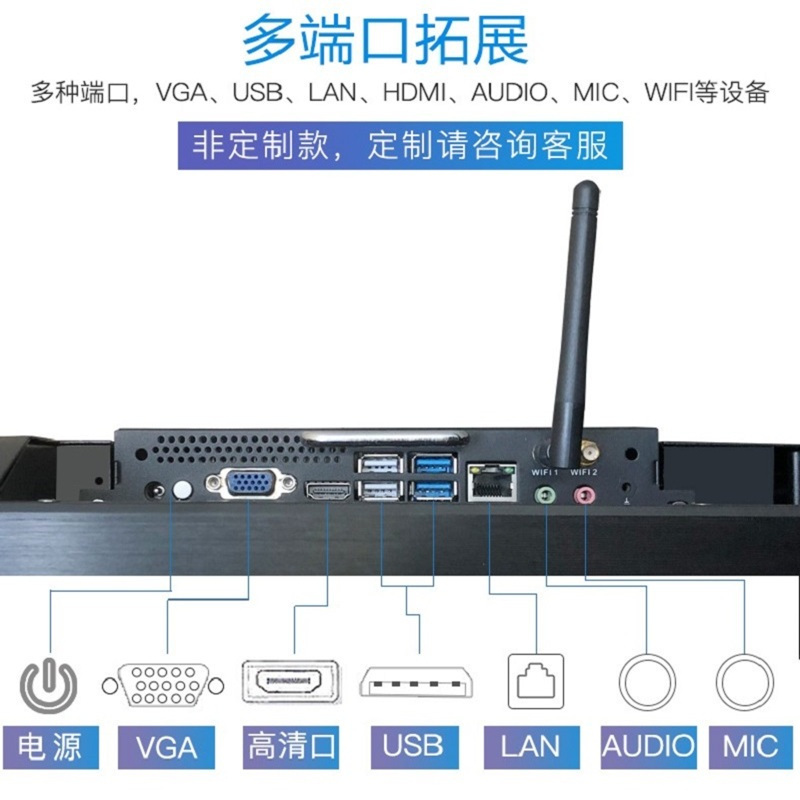 SOGREAT松冠)65寸触控一体机 兆芯kx6580 16G/512G/集显SGX65P8 /台高清大图