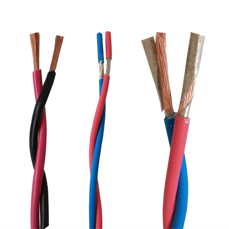 洛二缆阻燃铜芯双绞线(100米)ZC-RVS/卷(ZC-RVS2*4)高清大图