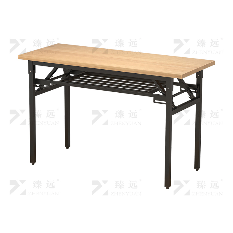 臻远ZY4082119 办公家具办公桌职员桌折叠桌长条桌 双层800*400*750高清大图