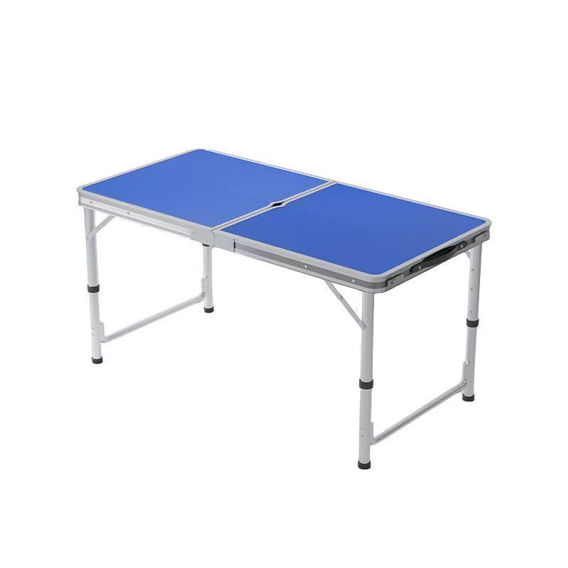 固逸 ZD-120 户外折叠桌椅120*60cm 含2布凳 高度3档可调 1套高清大图
