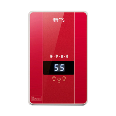 新飞 即热式电热水器 家用浴室卫生间 免储水速热恒温洗澡机 DSK3-60A红色 付费安装