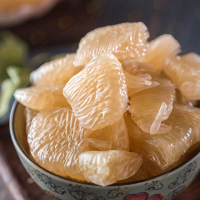 福建琯溪蜜柚白肉 手掰柚 1个单果750-1200g （亲多多 国产柑橘）