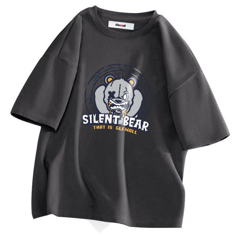 森马集团旗下GleMall短袖t恤男夏季潮牌纯棉宽松男装体恤上衣服