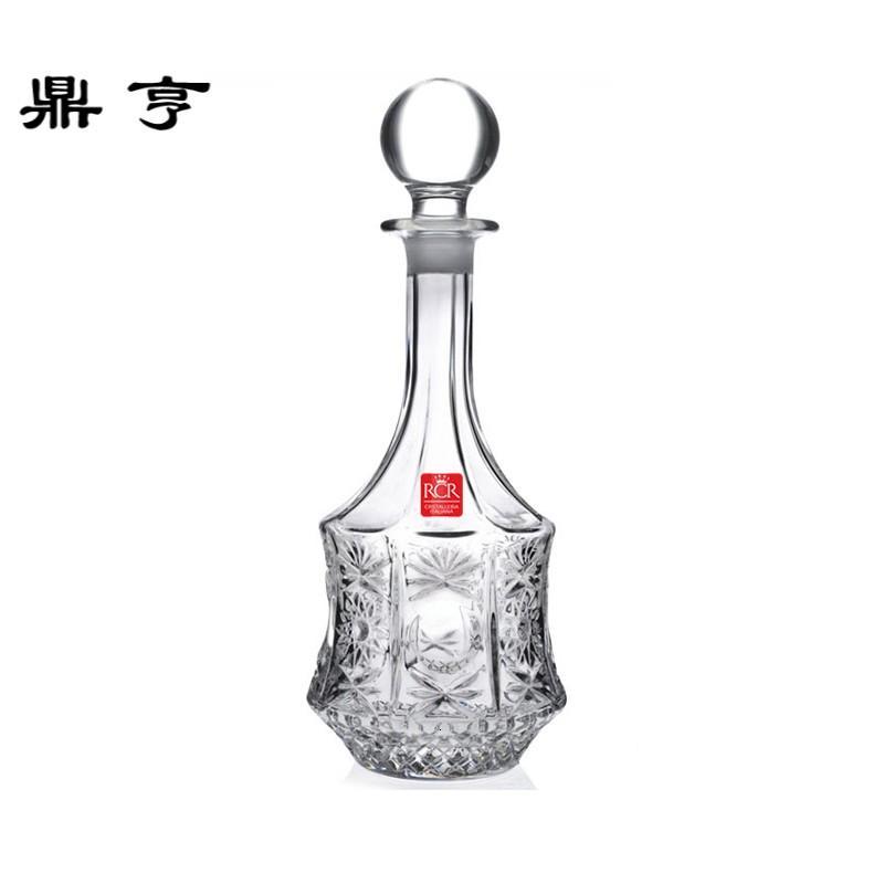 鼎亨意大利进口 皇帝 水晶玻璃 醒酒器 酒壶 酒樽 酒瓶 500ml