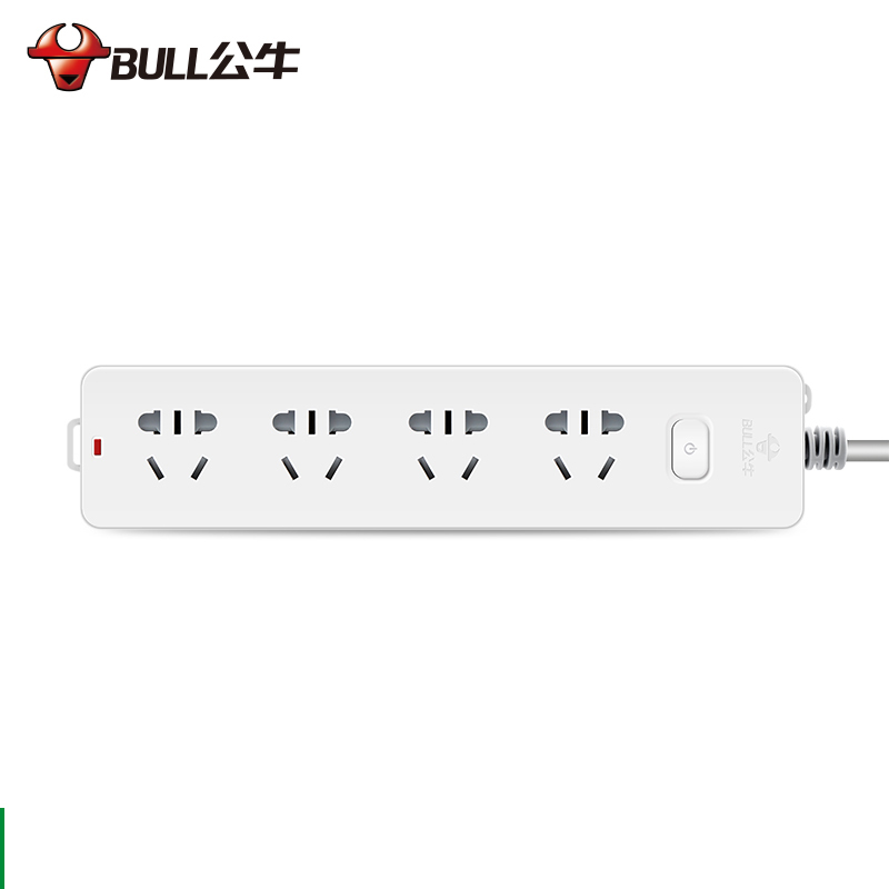 公牛插座 GN-410 5米带开关多用接线板