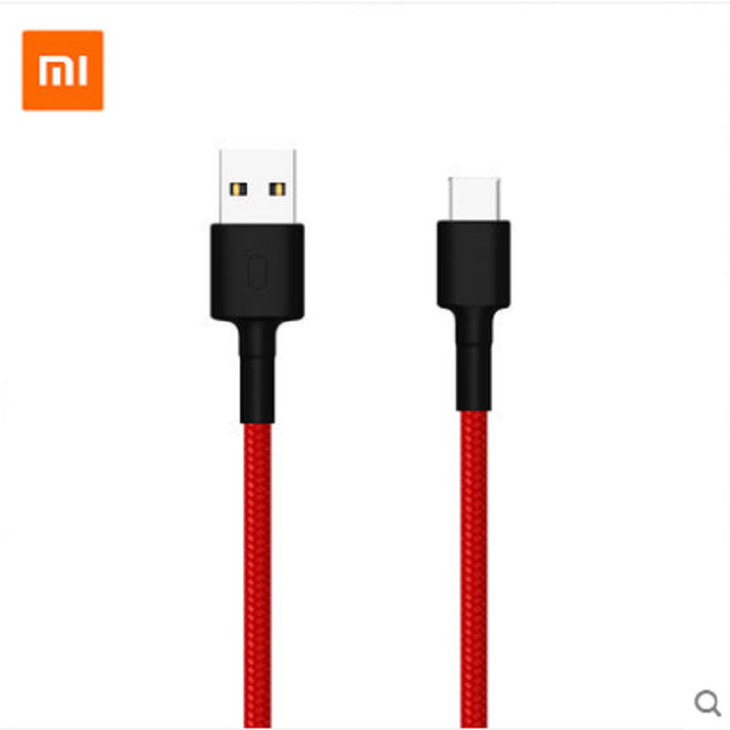 小米USB-C数据线 1M 编织线 快充原厂1米安卓Type-C口充电线100起发