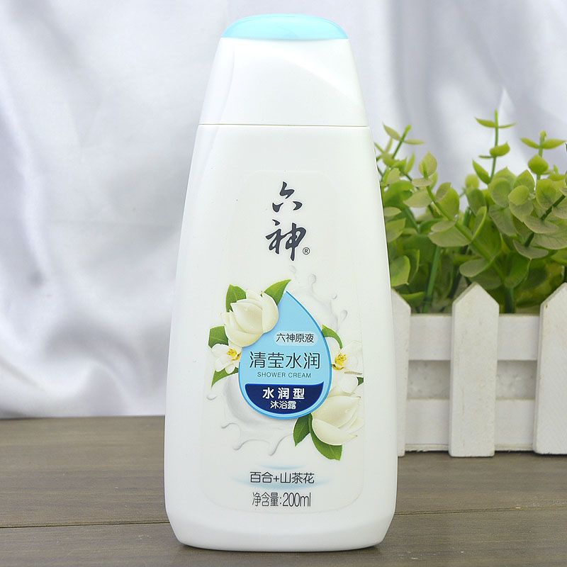 六神沐浴露清凉冰爽水润冰片绿茶薄荷柠檬茉莉荷花百合芦荟滋润 劲凉酷爽(三重薄荷) 200ml