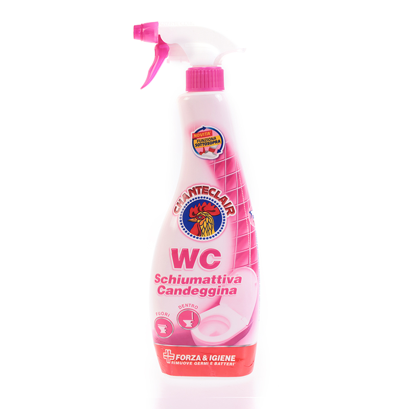 大公鸡头 进口马桶洁厕液泡沫型去除污垢清洁剂除臭625ML*1瓶装漂白款高清大图