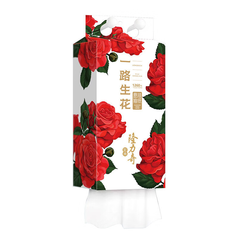 隆力奇 抽纸面巾纸4层*75抽(4包)LLQ-003 提