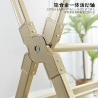 盼盼晾衣架 落地折叠室内晾衣杆 家用阳台双杆晒衣架不锈钢凉衣架升降晾衣架