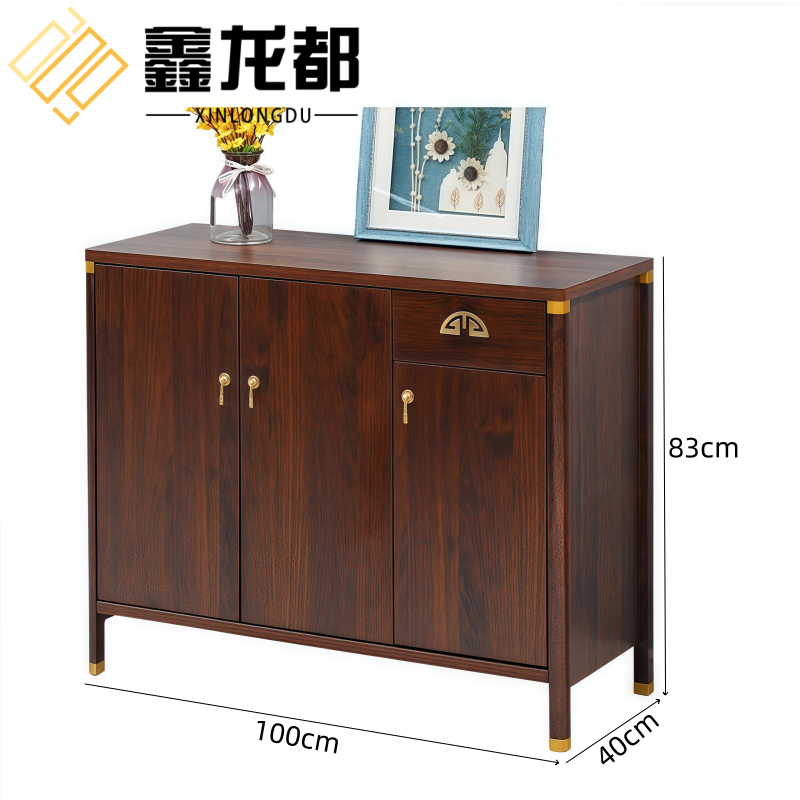鑫龙都餐边柜茶水柜高清大图