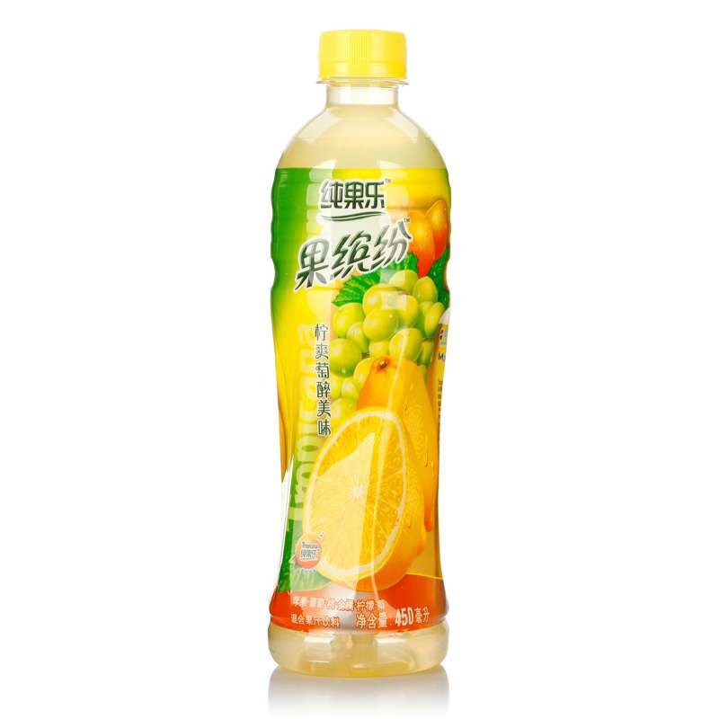 纯果乐果缤纷柠爽萄醉450ml50ml瓶装