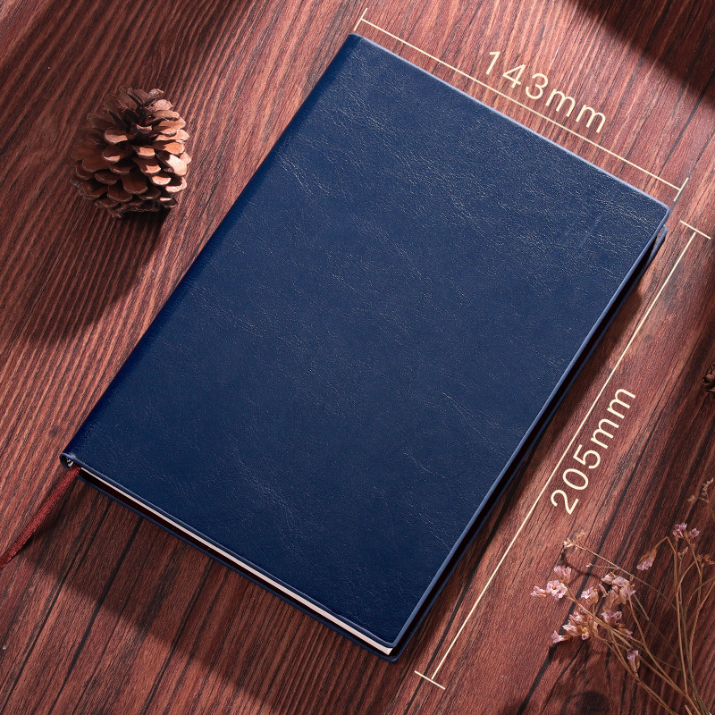 记事本创意办公本子日记本加厚款pu封面三色可选办公学生批发320页本