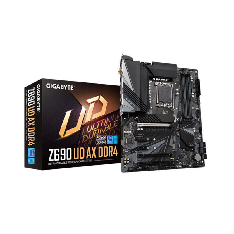 技嘉 Z690 UD AX DDR4 V2 主板 支持CPU 12900K/12700K/DDR4内存(Intel Z690/LGA 1700)