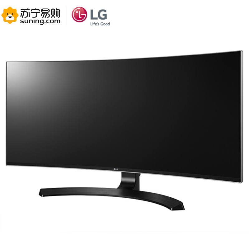 LG 34UC88-B 34英寸21:9曲面宽屏 QHD 2K高分辨率 IPS屏 sRGB99% FreeSync 升降底座 低闪屏滤蓝光显示器高清大图