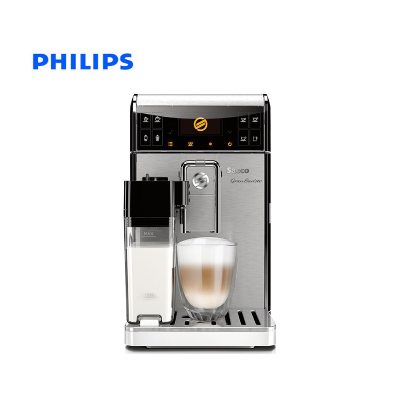 飞利浦（PHILIPS）HD8966/05 Saeco全自动浓缩咖啡机家用 意式 欧洲原装进口 一键式储奶容器