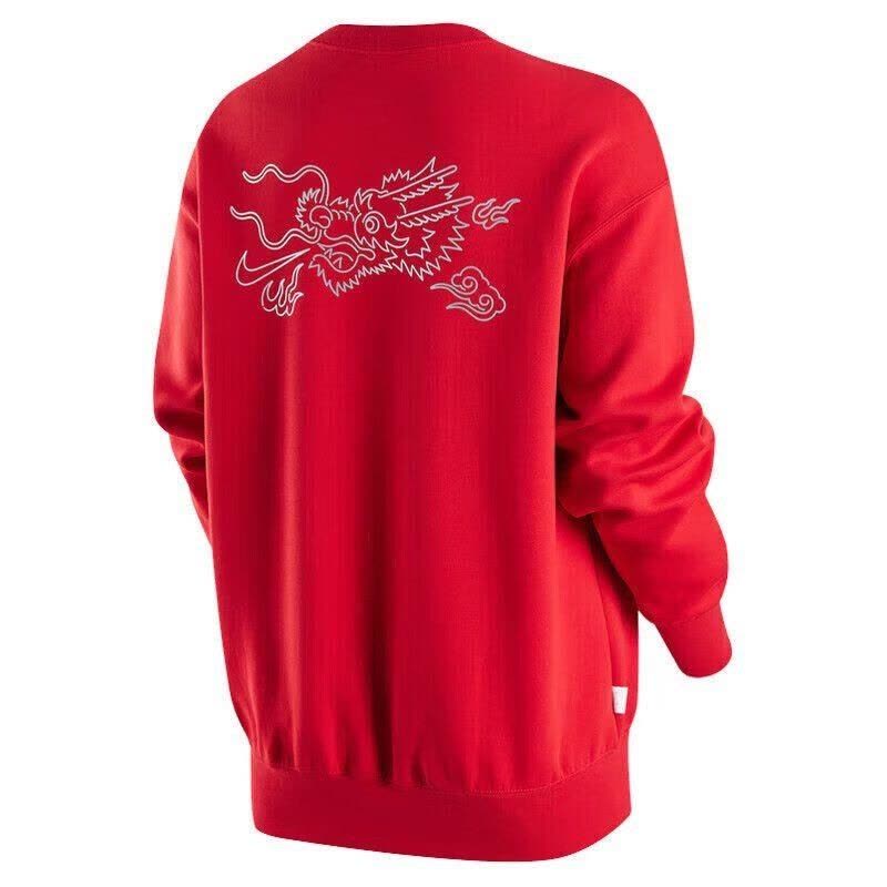 NIKE/耐克卫衣女装新款运动服针织加厚圆领套头衫FZ6537-657 C图片