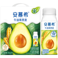 [3月生产]伊利安慕希利乐冠牛油果燕麦酸奶200g*10盒/箱 多35%蛋白质 春日上新