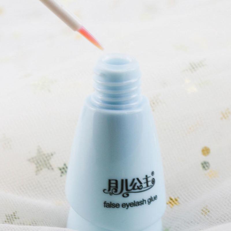 月儿公主假睫毛胶水持久防水速干自然无过敏两用双眼皮睫毛胶 白色胶水(1支)