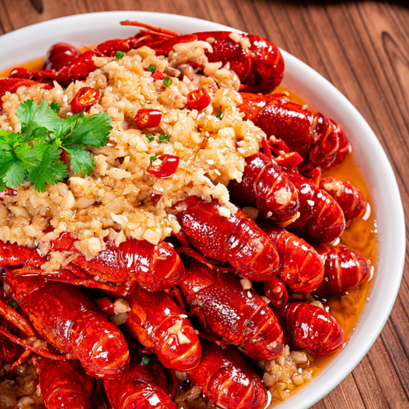 小龙虾蒜蓉750g *2盒 加热即食 单只4-6钱