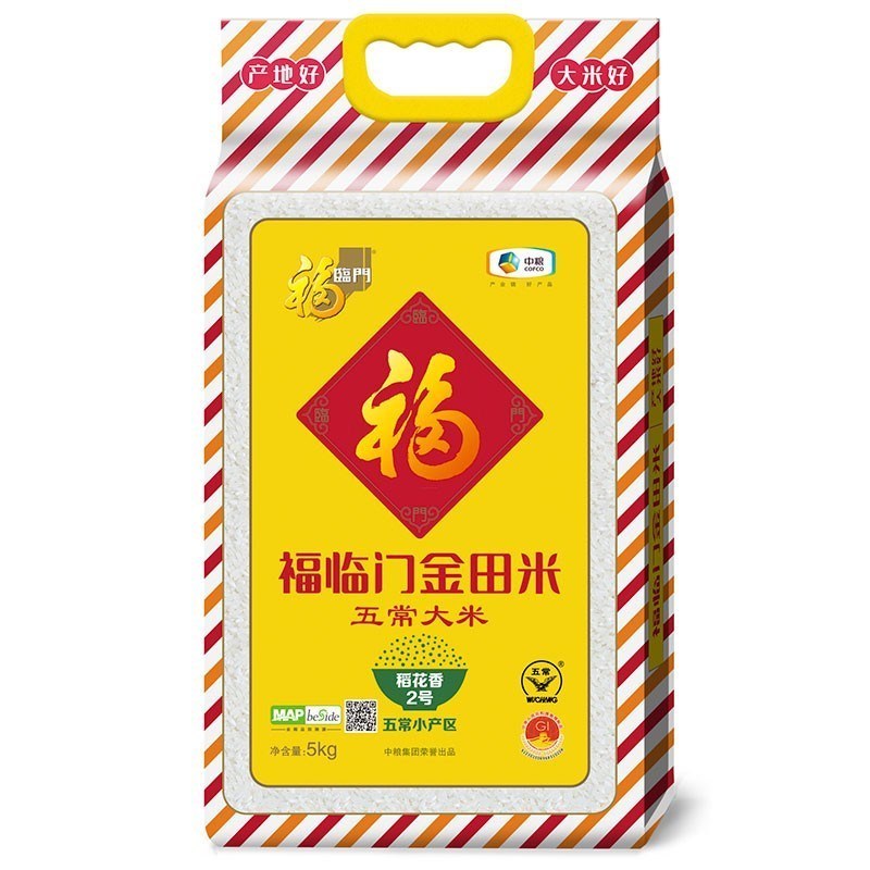 福临门金田米赋香东北大米5kg