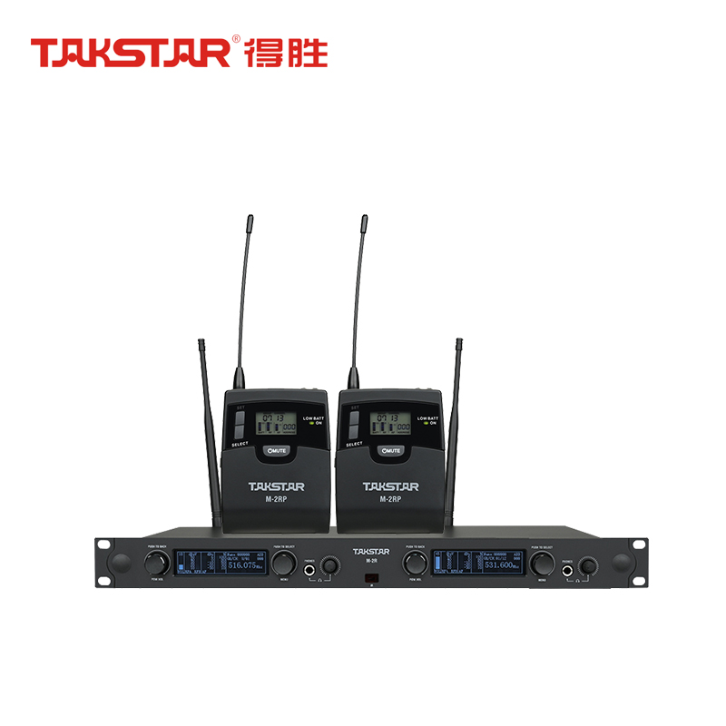 得胜 无线腰包麦克风一拖二 M-2RP(套)
