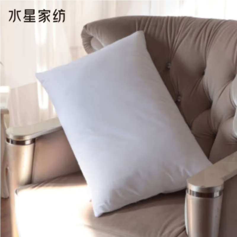 水星家纺 安睡羽丝绒枕 单只
