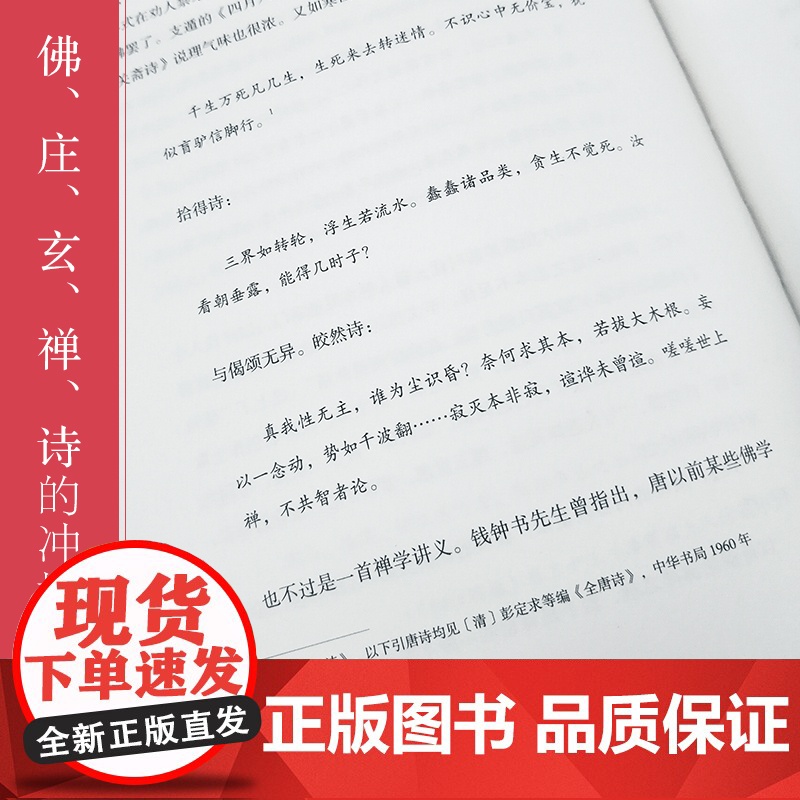 诗与禅 精装 体悟宗白华、朱光潜所洞察的中国古典美学之魂 杰出哲学家邓晓芒盛赞并大力 正版书籍高清大图