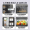 美的(Midea)三门大容量智能家用冰箱小型三开门一级风冷无霜变频低躁34db双净味租房宿舍小冰箱MR-283WTPZE