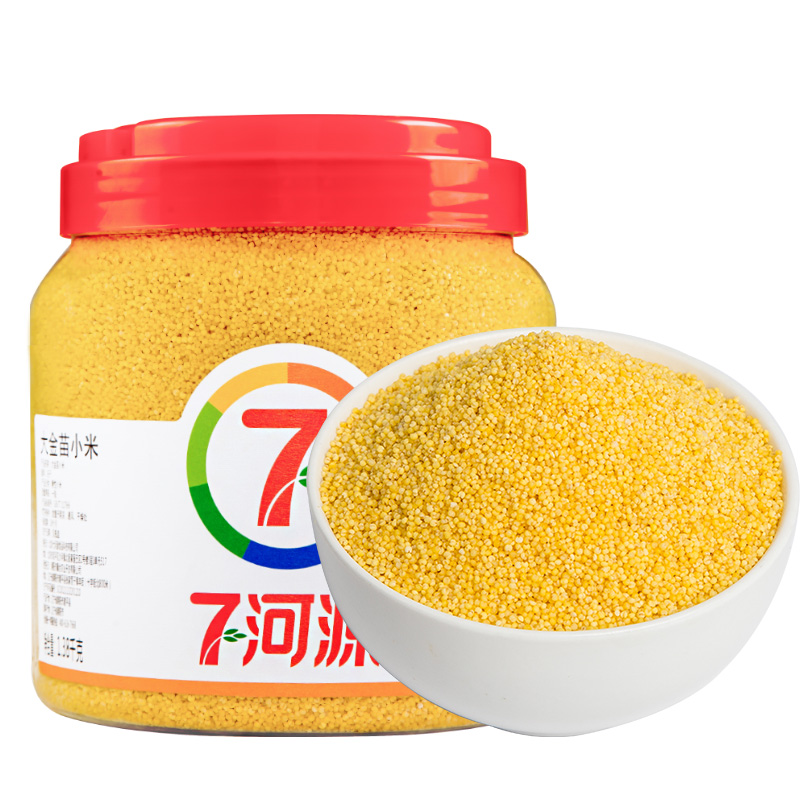 七河源 小米1380g(桶装大包装) 杂粮米高清大图