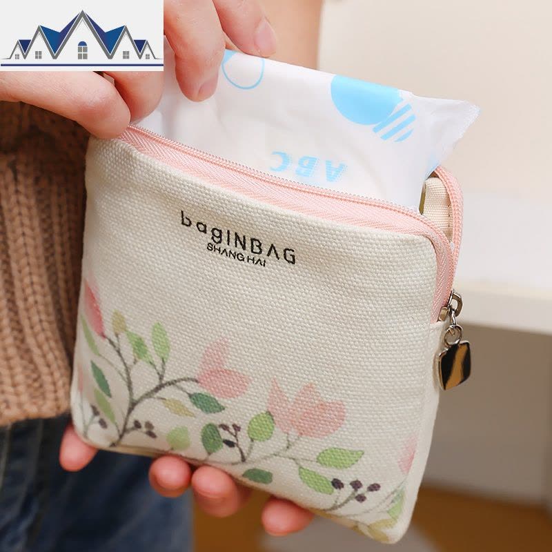 卫生巾便携可爱收纳包放姨妈巾装卫生棉m巾的月事小包袋子大容量 三维工匠图片