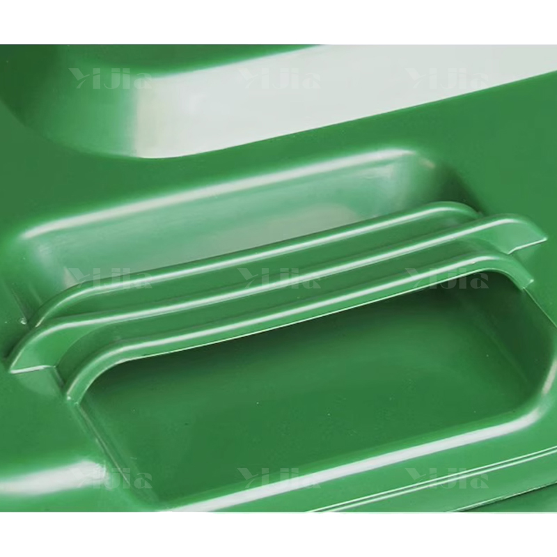 翌嘉YJ4122136 户外分类垃圾桶环卫垃圾桶 240L绿色(厨余垃圾)高清大图