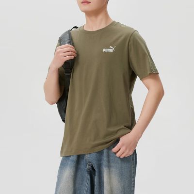 彪马（PUMA）男装新款运动短袖上衣跑步透气休闲宽松圆领T恤694448-01 ZP M 694448-81/橄榄绿