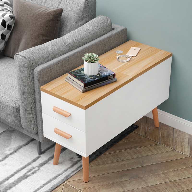 沙发边柜边几边桌角几沙发桌客厅网红侧边柜沙发柜北欧收纳柜茶几图片 高清实拍大图 苏宁易购