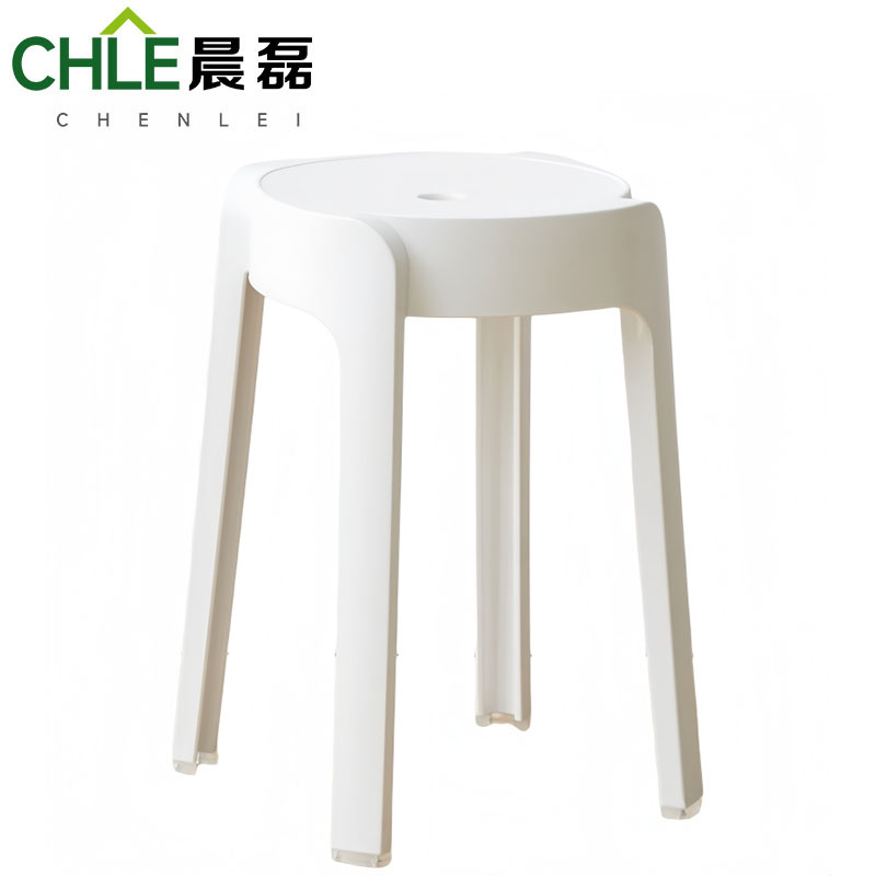 晨磊 塑料凳 A10(白色) 个高清大图