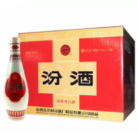 山西汾酒 酒 48度乳玻汾酒 琵琶汾475ml*12