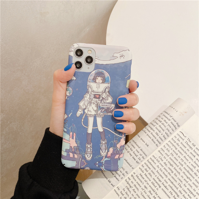 火豹卡通宇航员vivo9s手机壳20磨砂硬壳i/23/2/y66/y6/y9/y85/y